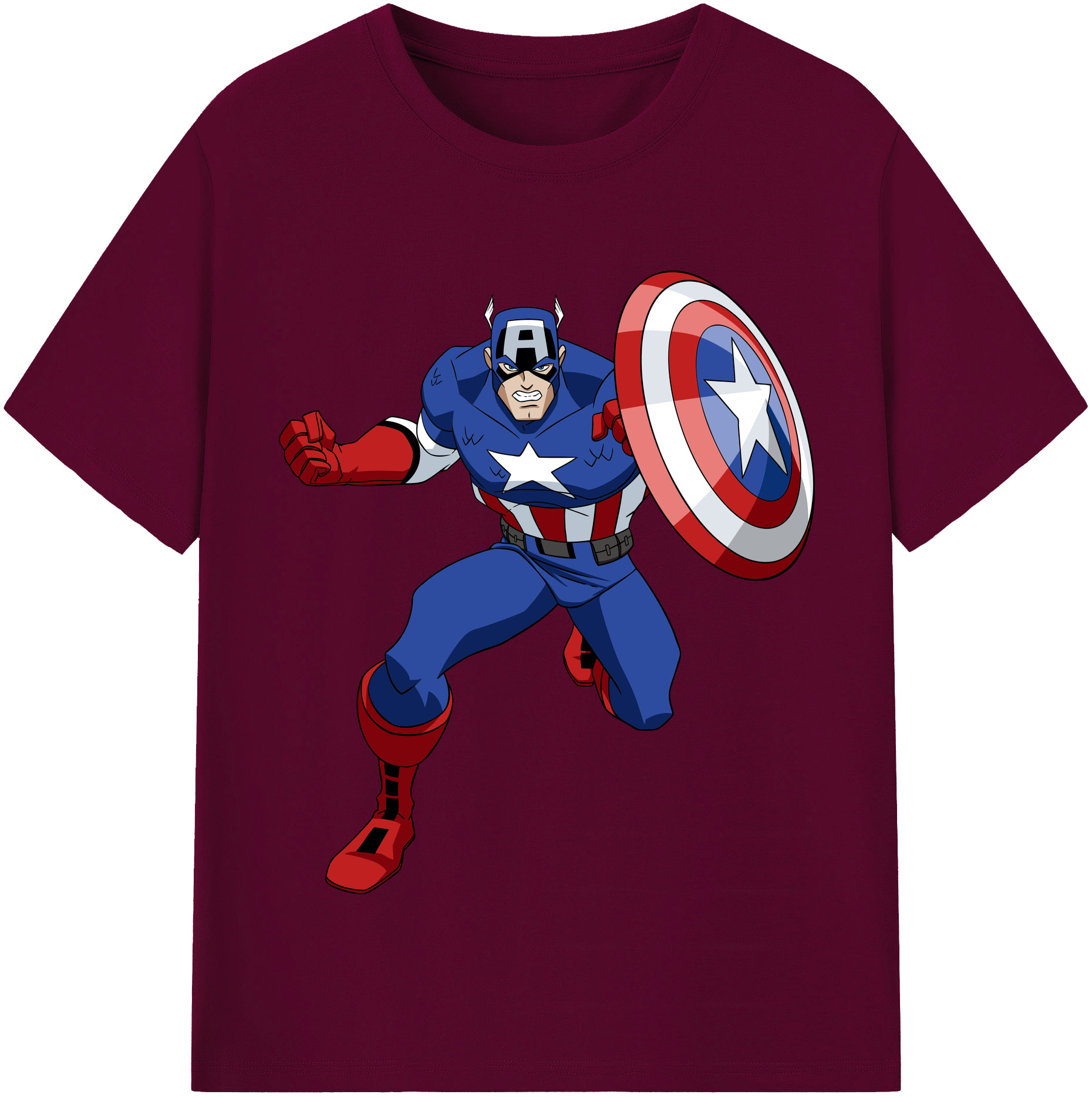 （画像用） アベンジャーズ The Avengers レディースカジュアルプリントTシャツ（綿100％）